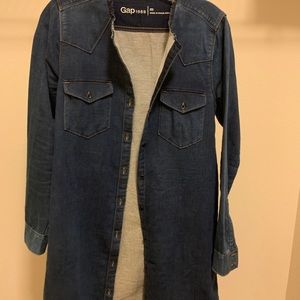 Distressed Gap 1969 Long Shirt/Dress